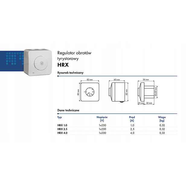 Regulátor výkonu Hrx Havaco Hrx 1.0H