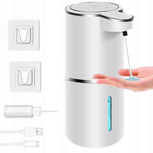 Dávkovač Mýdla V Pěně Bezdotykový Automatický Usb Dávkovač 380 ML
