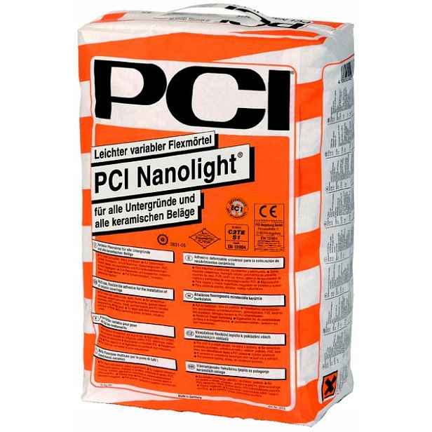 Pci Nanolight – vysoce elastické lepidlo na dlaždice C2TES1