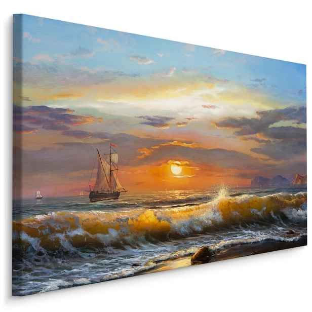 Plátno Plachetnice V Moři Varianta: 30x20