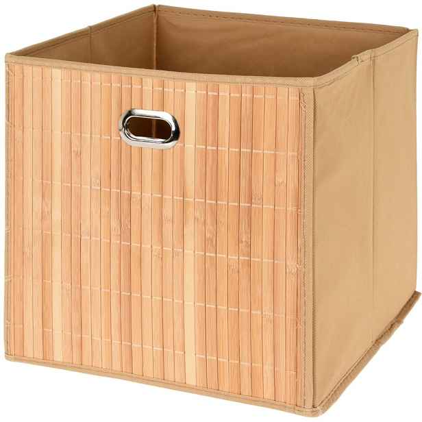 Storage Solutions Úložný box Textilie 31x31 cm bambus