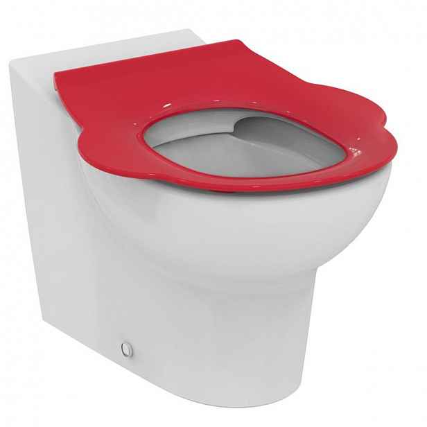 Wc prkénko Ideal Standard Contour 21 duroplast červená S4542GQ