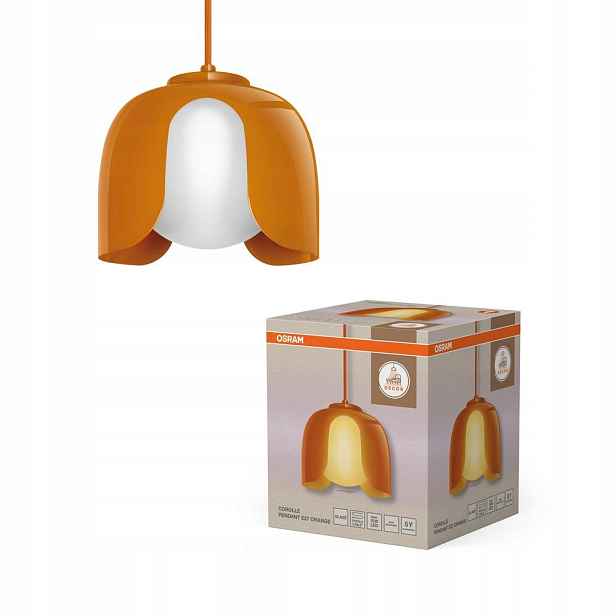 Závěsná stropní lampa E27 Dekorativní oranžová Decor Osram