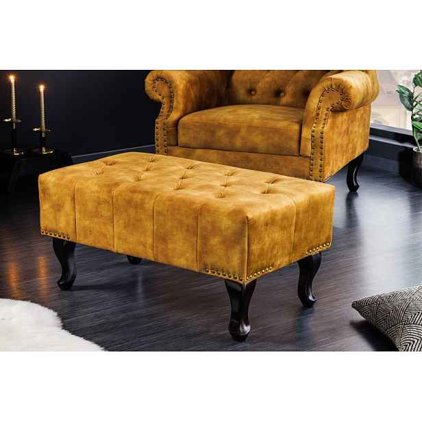 Chesterfield taburet MIDAS Dekorhome