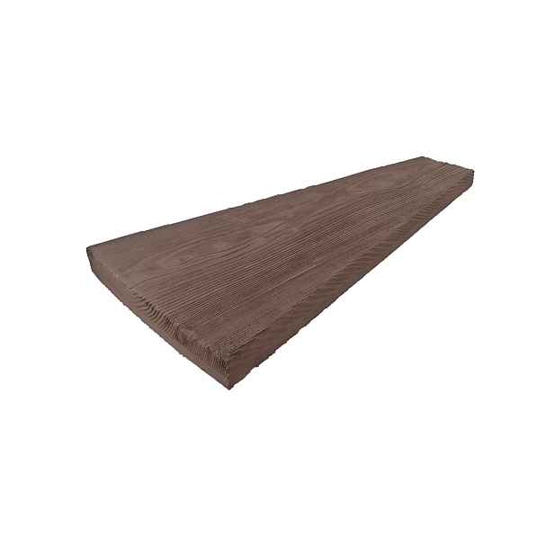 Dlažba betonová Presbeton BARK klín reliéfní hnědá 392×900×50 mm