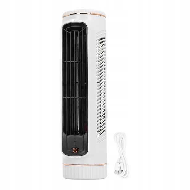 Sloupový Ventilátor Stolní Tichý Bezlopatkový Akumulátorový