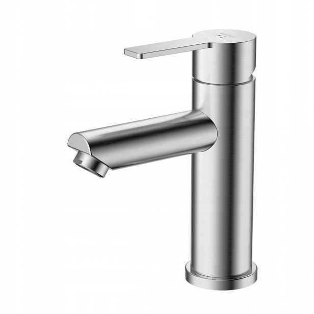 Stojánková umyvadlová baterie Avapax Mistella Ocel kartáčovaná 180 mm