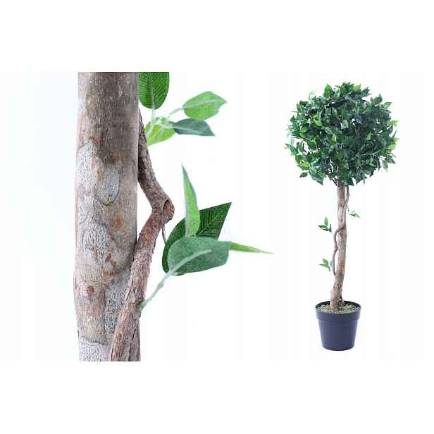 Umělý stromek ficus koule v květináči 105 cm A187KQGR