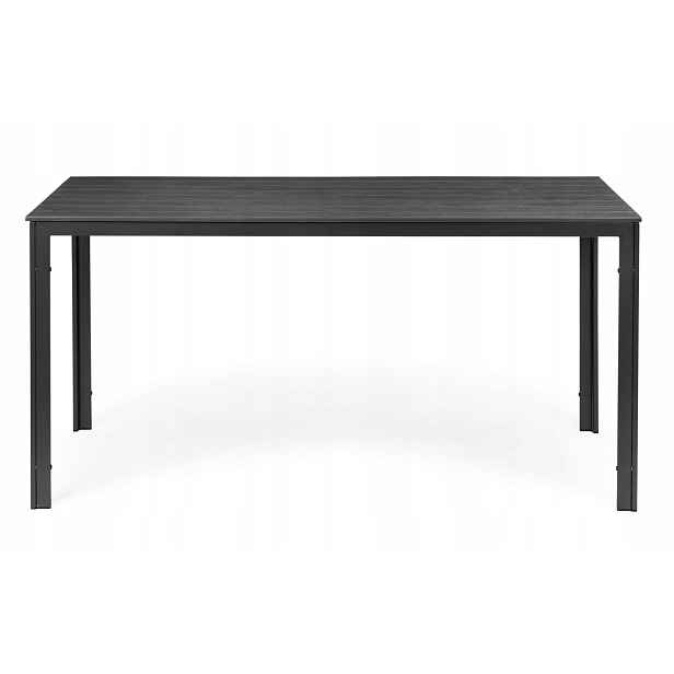 Zahradní stůl 6-místný 156 x 78 cm polywood nábytek na terasu šedý MultiGarden