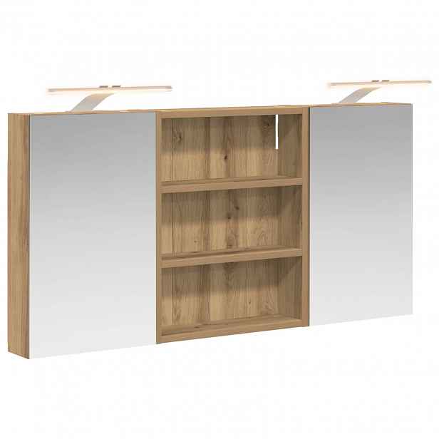 vidaXL Sada koupelnových skříněk 3 ks 100 x 10,5 x 50 cm