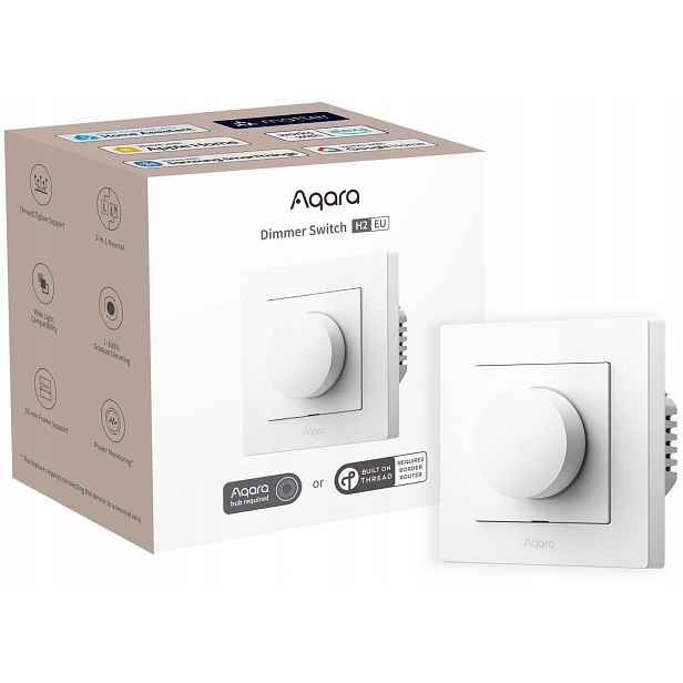 Aqara Dimmer Switch H2 Eu Bílý Stmívač Pro Smart Home