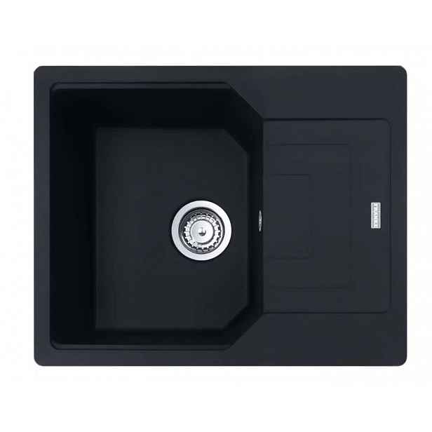 Franke Urban - Fragranitový dřez UBG 611-62, 62x50 cm, matná černá 114.0700.097