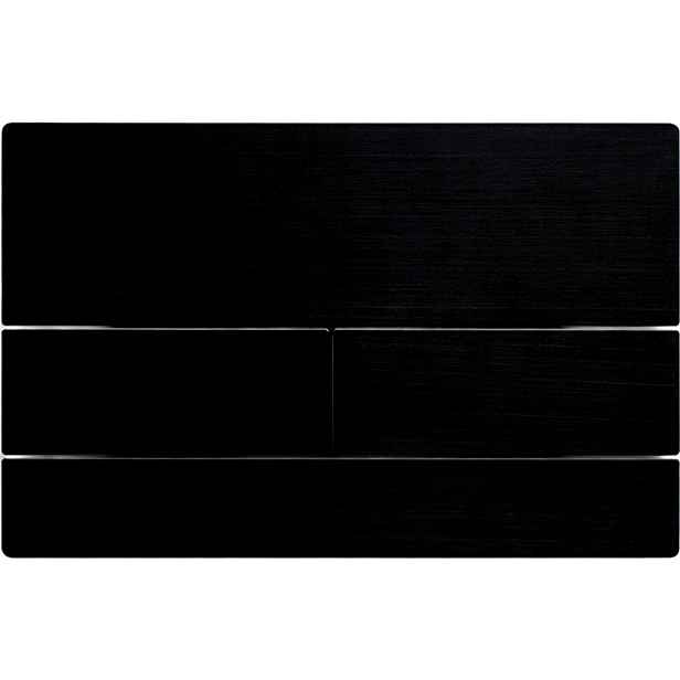 Tlačítko Stalový T2 černý mat pro Wc stojan Geberit Duofix UP320 720 Sigma