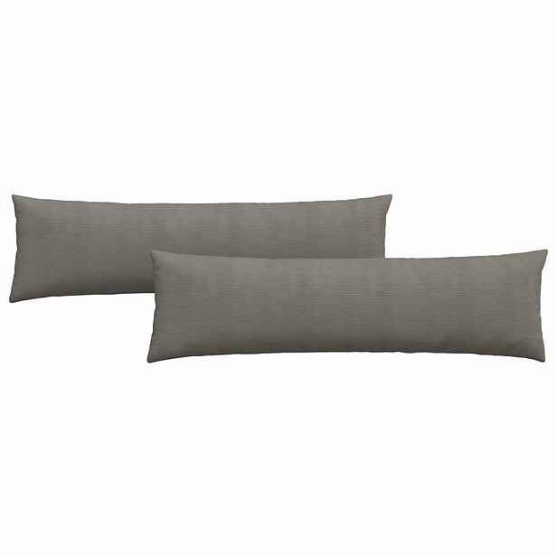 vidaXL Pohovkové polštáře 2 pcs Světle šedá 145 x 40 cm