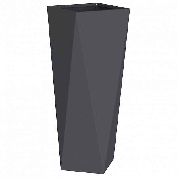 vidaXL Truhlík Antracit 30 x 30 x 75 cm Ocel