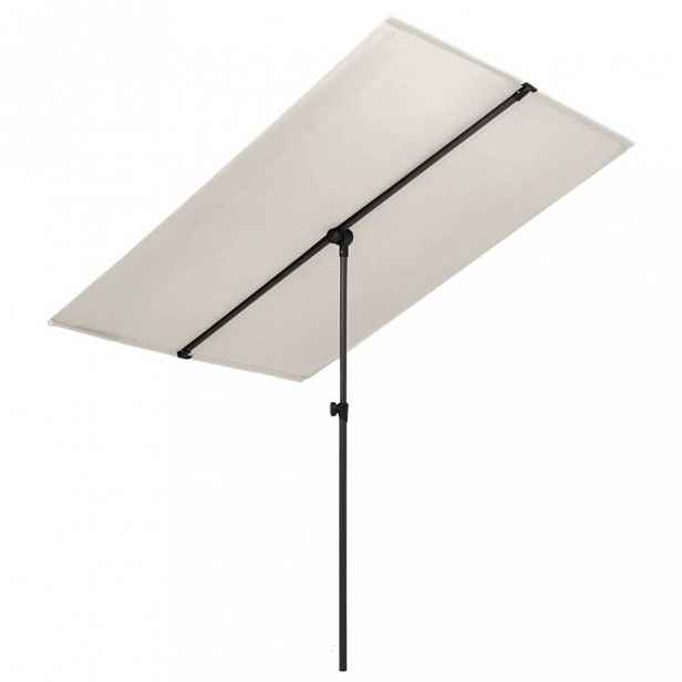 Zahradní slunečník 180 x 130 cm Dekorhome Písková