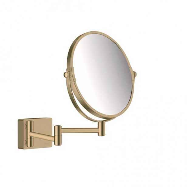 Hansgrohe AddStoris kosmetické zrcátko sklopné kartáčovaný bronz 41791140