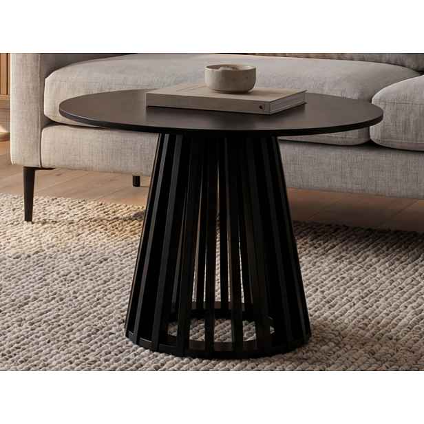 Kulatý konferenční stolek Siluet, černý