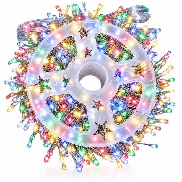 Vánoční Osvětlení Na Stromeček Na Drátku 1000 Led 30 M Multicolor S Dálkovým Ovladačem Girlanda micro Led