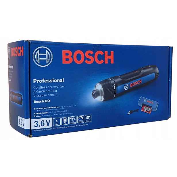 Aku Šroubovák Šroubovák Bosch Go 3 akumulátorový bezdrátový 3.6V 06019H2201