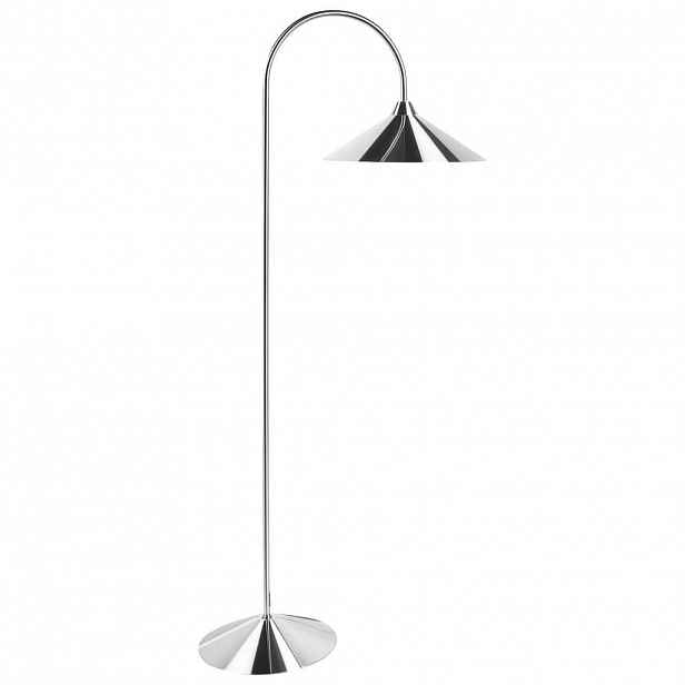 Beliani STOJACÍ LAMPA Stříbrná Savegre