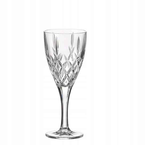 Crystal Bohemia Sklenice na víno Brixton 320 ml, 6 ks