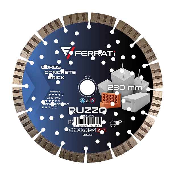 Diamantový kotouč Ferrati Ruzzo fi 230 mm