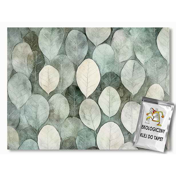 Fototapeta Flizelina Akvarel Příroda Zelené Listy 254x184 130g