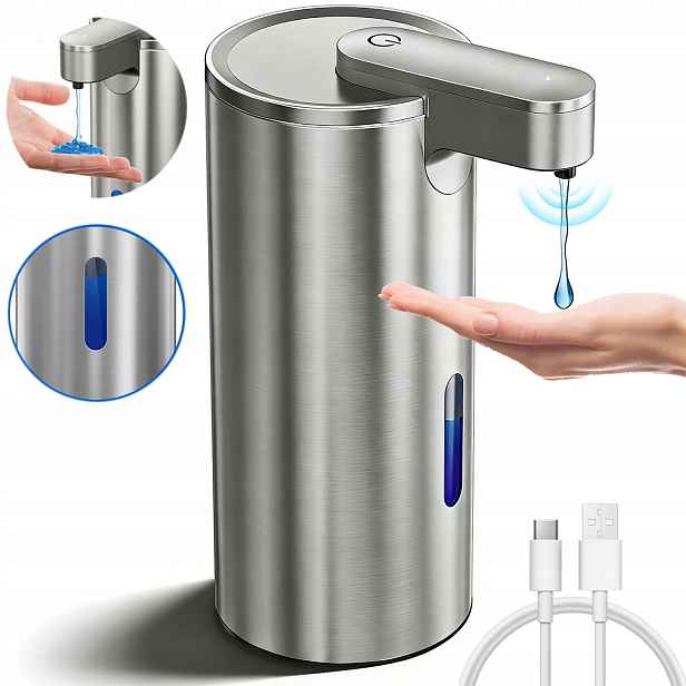 Automatický Dávkovač Dávkovač Mýdla 340 ML 3 Úrovně Nastavení IPX4