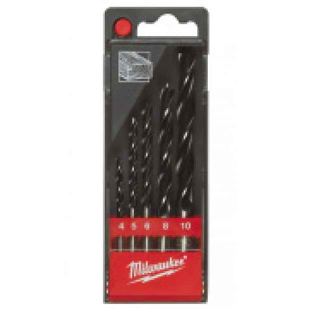 Sada vrtáků do dřeva Milwaukee 4 - 10 mm, 4932352465