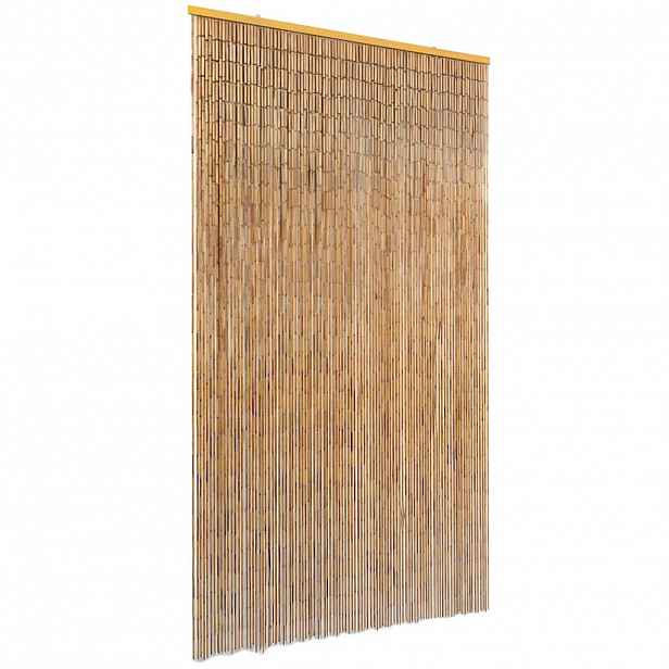 vidaXL Dveřní závěs proti hmyzu, bambus, 100x200 cm