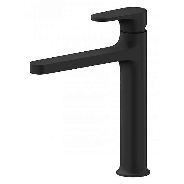 Vysoká umyvadlová baterie SAT Dark bez výpusti černá SATBSDA285PC