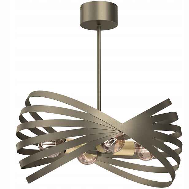 Dekorativní titanová zlatá závěsná lampa do obývacího pokoje v ložnici, moderní, Luminex