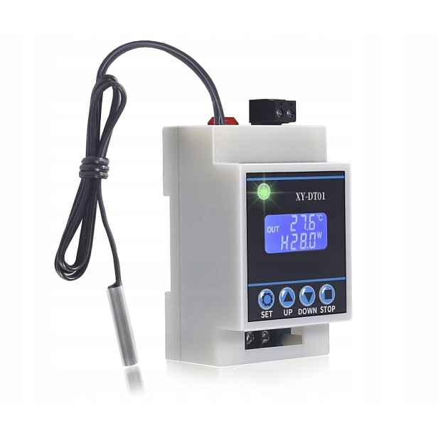 Digitální regulátor teploty Spínací relé 30A -40 – 110 °C