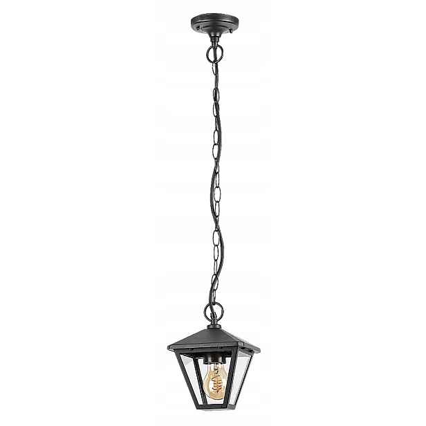 Klasická závěsná lampa 1xE27 Paravento černá 7149 Rabalux