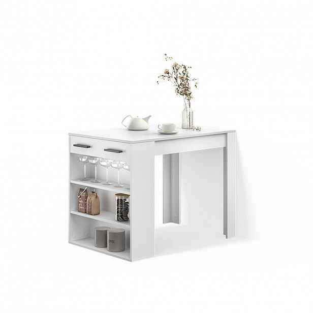 Livinity® JÍDELNÍ STŮL Regusa Bílá 67 x 100 cm