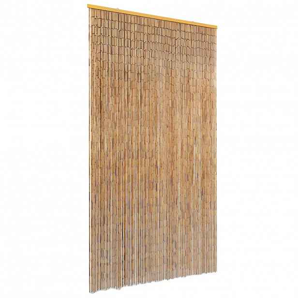 vidaXL Dveřní závěs proti hmyzu, bambus, 100x220 cm