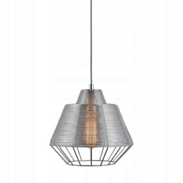 Závěsná lampa Wire stříbrná