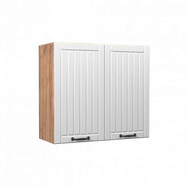 Vicco VĚŠÁK NA STĚNU Fame-Line, Bílý venkovský dům/Zlatý mocný dub, 80 cm