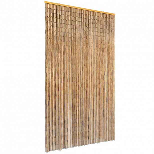 vidaXL Dveřní závěs proti hmyzu, bambus, 120x220 cm