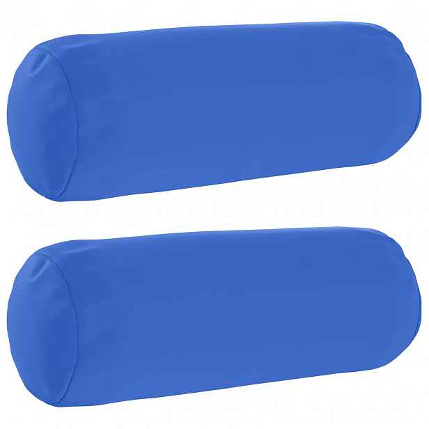 vidaXL Povlak na polštář 2 pcs HEERLEN Královská modrá Ø 15 x 40 cm