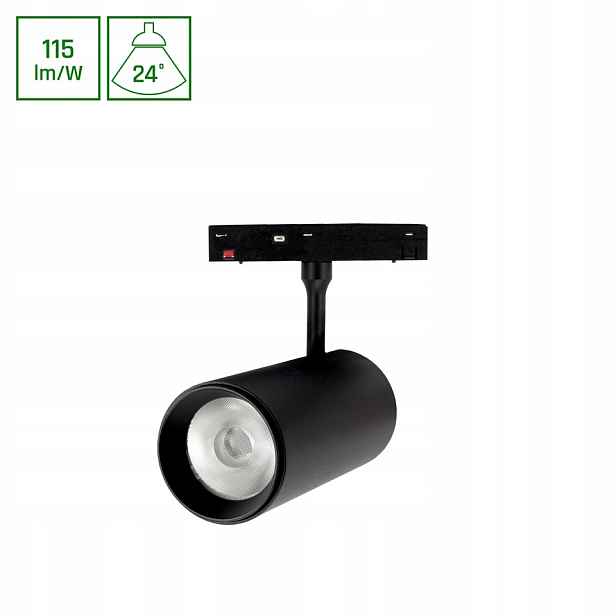 Systém Shift Basic Spot L Směrové Svítidlo 55X120X180MM 20W 4000K Černá