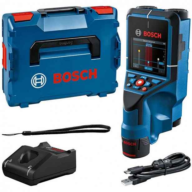 Bosch - 12V AKU detektor, 1x aku 2,0 Ah Li-Ion, nabíječka 0601081601
