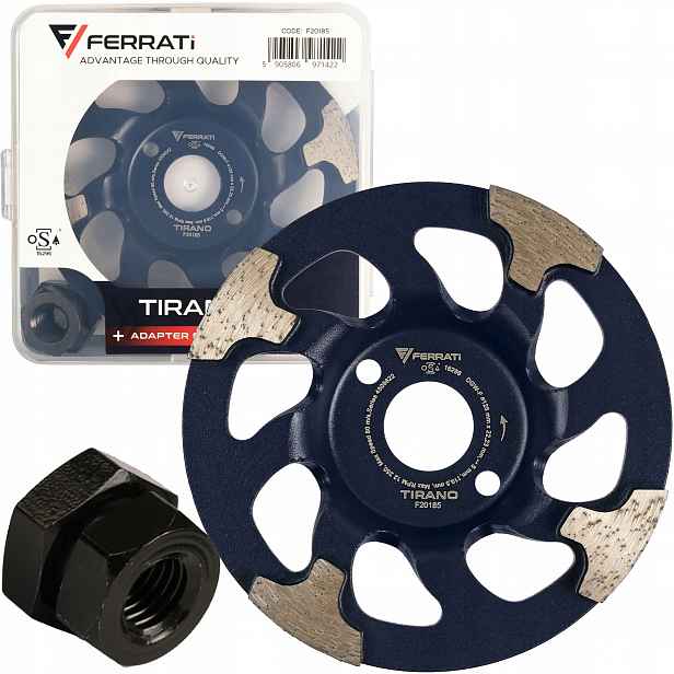 Ferrati Diamantový Kotouč Tirano Ø 125 MM x 22,23 MM Adaptér M14