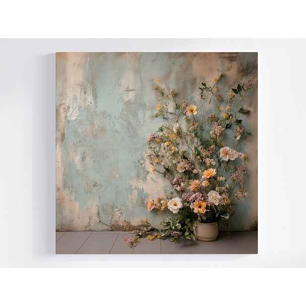 Obraz Na Plátně Obraz Na Plátně Květy Kompozice Shabby Chic Boho 50x50