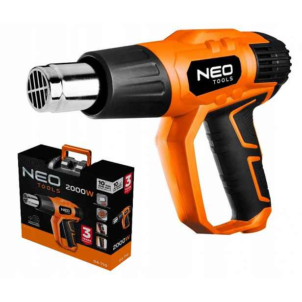 Horkovzdušná Pistole 2000W, I: 50OC, II: 70-600OC, Wa 04-710 Neo