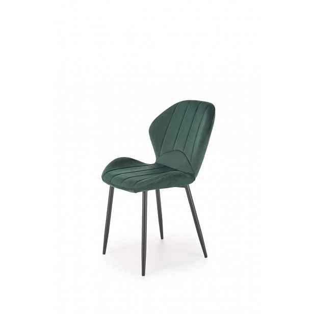 Jídelní židle K538 Halmar Tmavě zelená