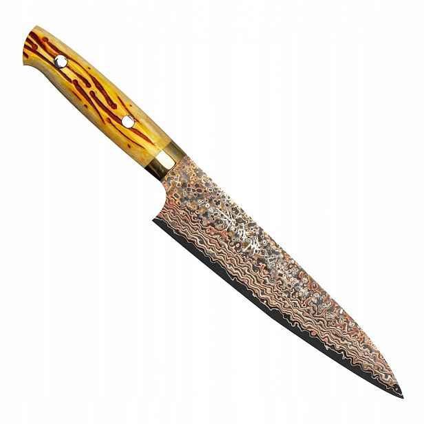 Takeshi Saji Obb Bl Ručně kovaný VG-10 Color Japonský Nůž šéfkuchaře 18 cm