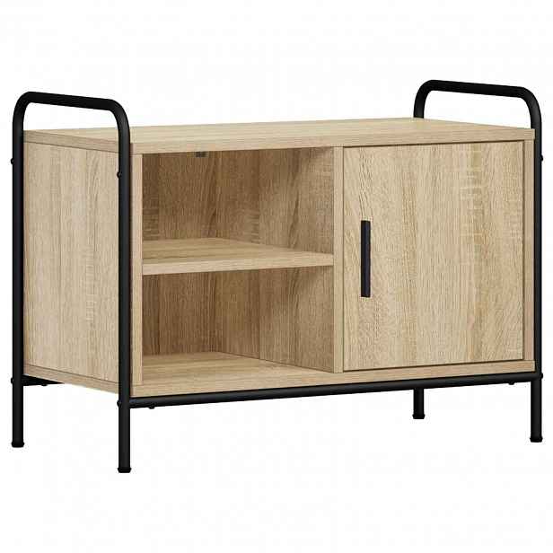 vidaXL Televizní skříň 133 x 33 x 50 cm Dub sonoma Kompozitní dřevo
