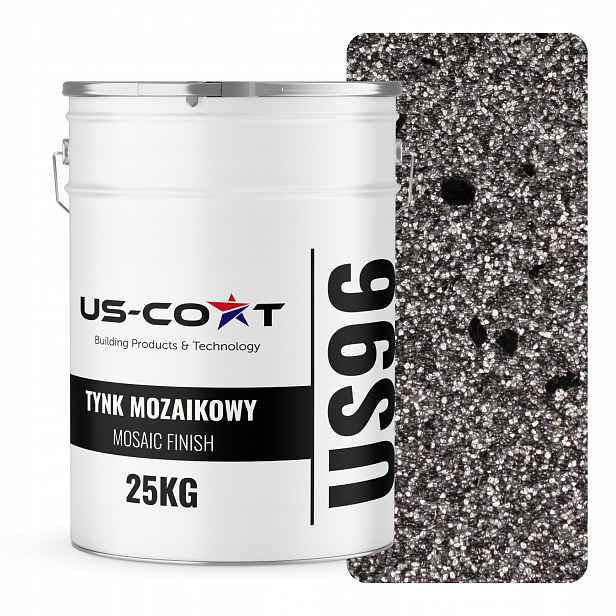 Mozaiková Omítka Mozaika 25 Kg Šedá Tmavá Černá Slída M44 Pryskyřičná Fasáda